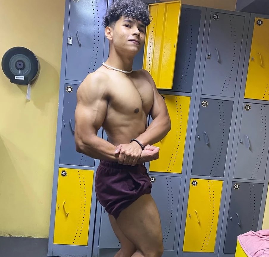 Sebastian Tapia en el gimnasio
