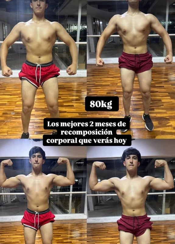 Recomposición corporal en dos meses